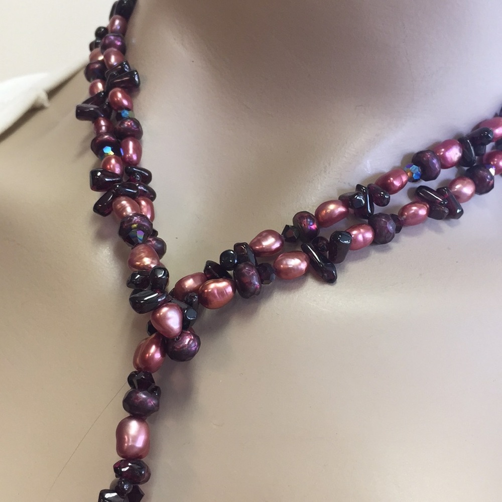 Freshwater Pearl Rope Necklace - Picture 5 of 10